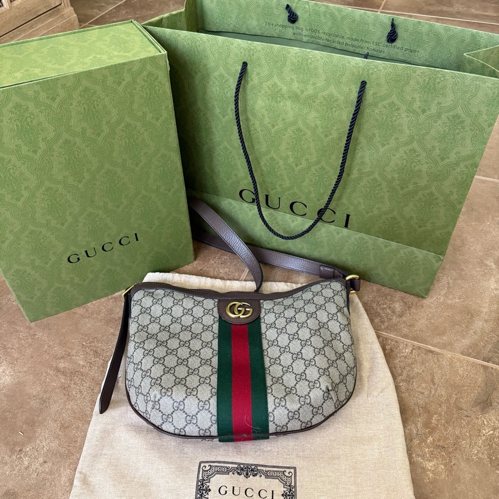 Gucci Ophidia Medium Shoulder Bag - Picture 2 of 13